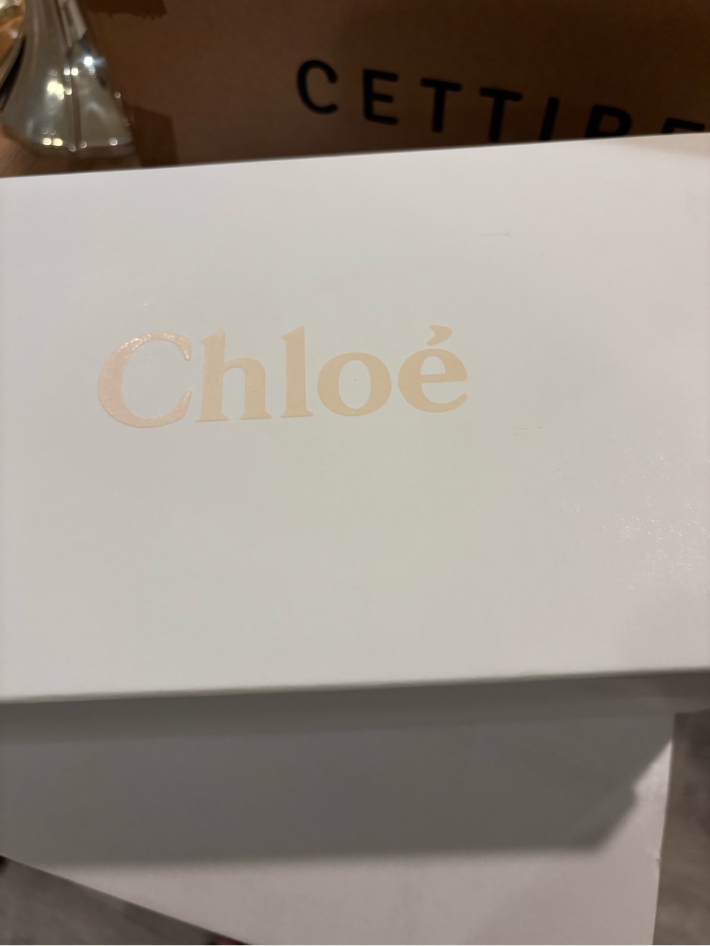 Chloe Beige Canvas Logo Slide Sandals
(Comes with box and dust bag) - Picture 4 of 6